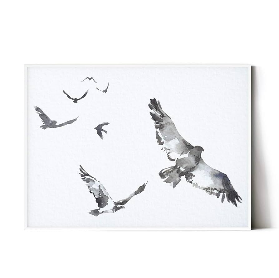 北欧/アート/インテリア/絵画/鳥　【風】 ab6f8c17d3e0724a1eea2e373b668a